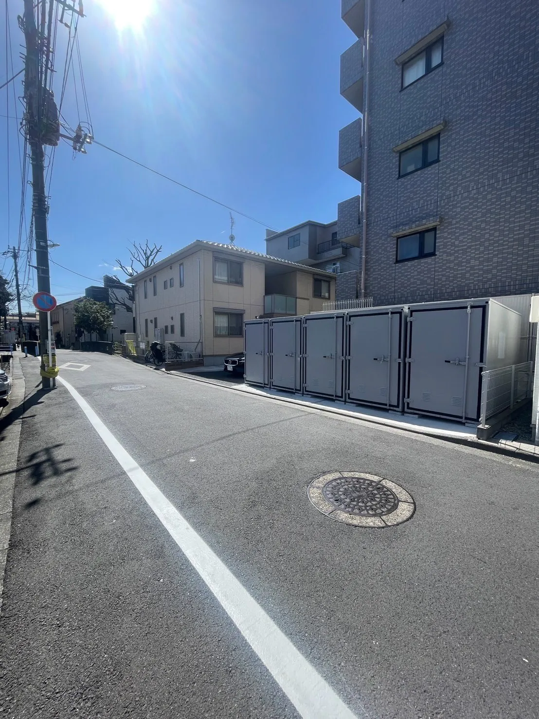屋根付バイクガレージ